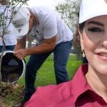 Carmen Lilia Canturosas fortalece áreas verdes con 1,600 árboles