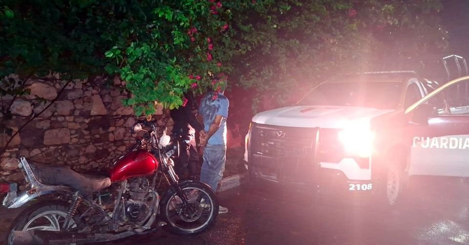 Lo detienen con motocicleta sin número de serie en Victoria