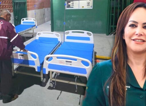 Carmen Lilia Canturosas dona camas para apoyar al IMSS