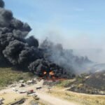 Mantienen intenso operativo por incendio en relleno sanitario de Ciudad Victoria