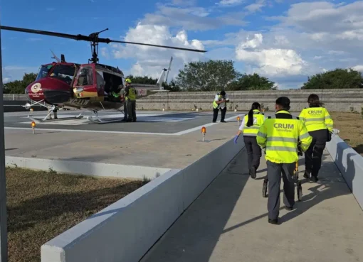 Trasladan en helicóptero a niña atropellada en Matamoros