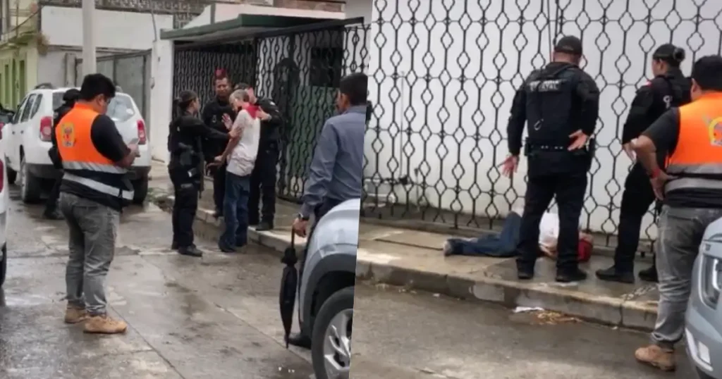 Detienen a mujer ebria tras romper cristal de local en Ciudad Victoria