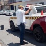 Retira Tránsito objetos usados para apartar lugares en Ciudad Victoria