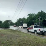 Lluvias en el sur de Tamaulipas dejan encharcamientos en cuatro colonias