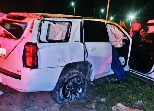 Secretario de Obras Públicas de Reynosa se ve involucrado en choque