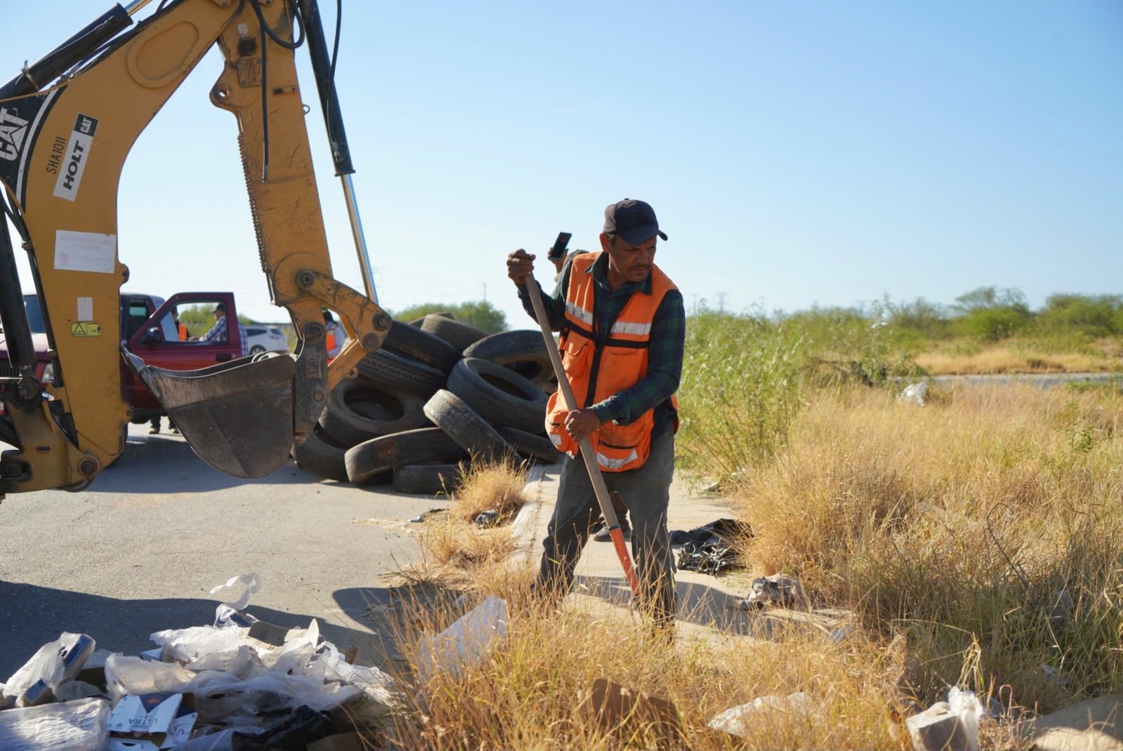 Refuerza Gobierno de Nuevo Laredo inspección y vigilancia para atender tiraderos clandestinos